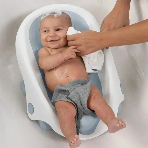 Summer Clean Rinse Baby Bather Bath Tub Infant Support Bathtime Newborn Aqua - Picture 16 of 16
